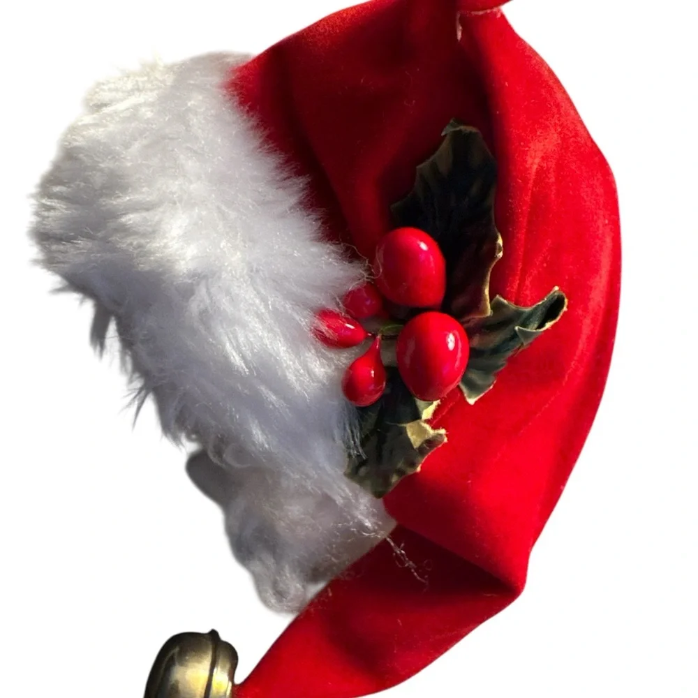 Vintage Kurt Adler Santa's World‎ Santa's Resin Head Christmas Ornament